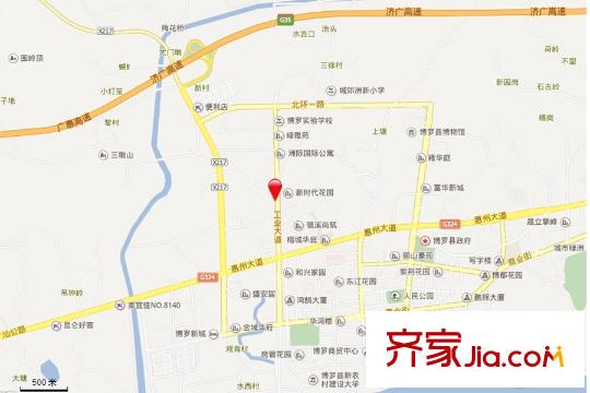 新怡?美麗家園交通坐標(biāo)圖