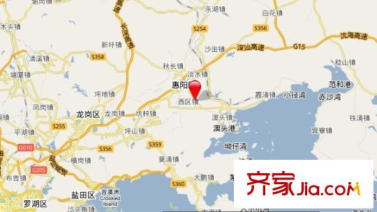 陽光圣菲交通坐標(biāo)圖