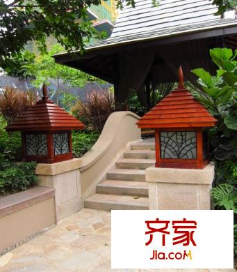 陽光圣菲特色景觀燈柱（2011.06.14）