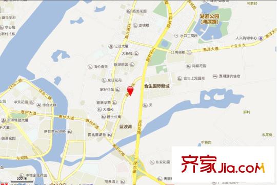 T STAR時(shí)尚假日廣場(chǎng)交通坐標(biāo)圖