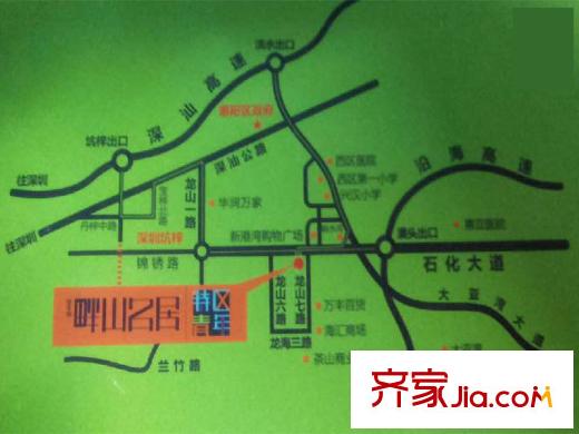 畔山名居?特區(qū)青年區(qū)位圖