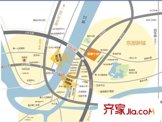 宏新?蜜糖小城區(qū)位圖