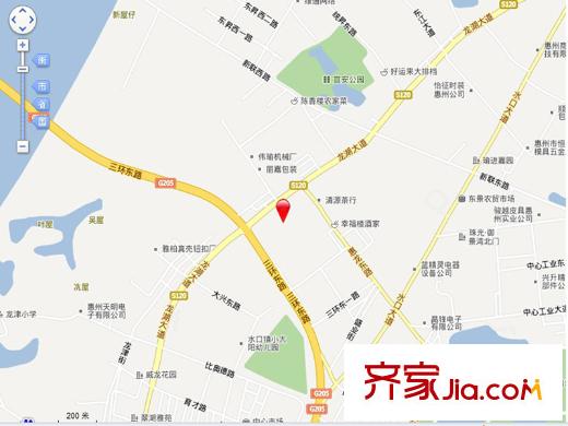 宏新?蜜糖小城交通坐標圖