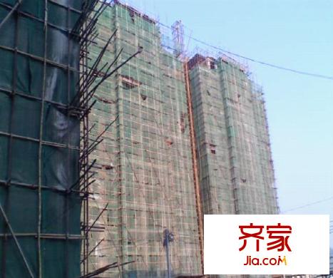 公莊山水花園工程進度實景20110517