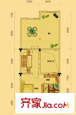 中信凱旋城別墅三期N2戶型第3層 3室2廳3衛(wèi)1廚