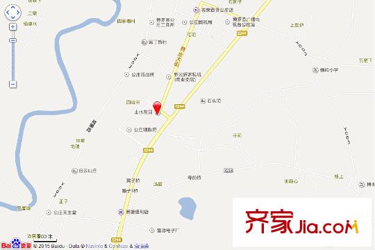 公莊山水花園交通坐標圖
