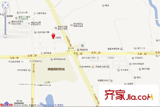 太陽(yáng)灣交通坐標(biāo)圖