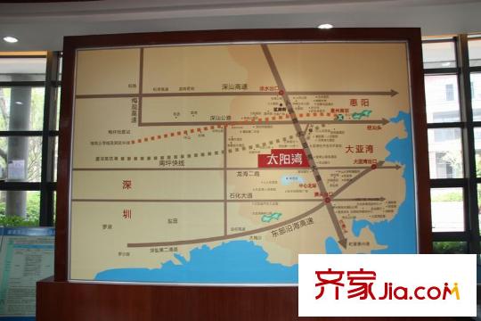 太陽(yáng)灣區(qū)位圖