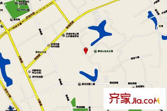錦繡壹號交通坐標(biāo)圖