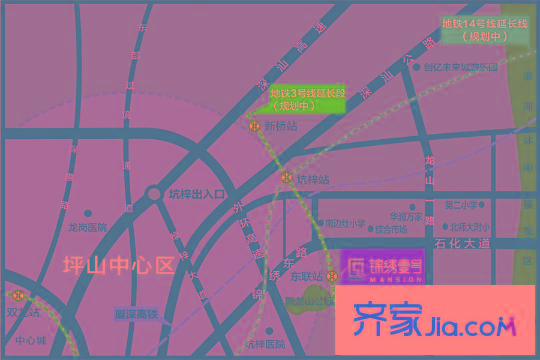錦繡壹號區(qū)位圖