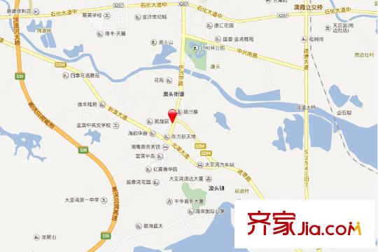 金港1號(hào)交通坐標(biāo)圖