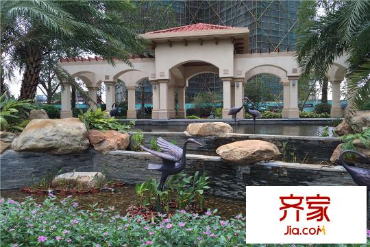天健陽光花園小區(qū)園林噴泉（2015-12-4）
