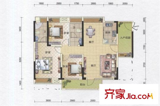 太陽(yáng)灣32棟K戶(hù)型