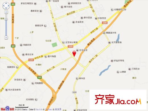 翡翠香緹交通坐標圖