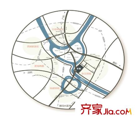 德威朗琴灣區(qū)位圖