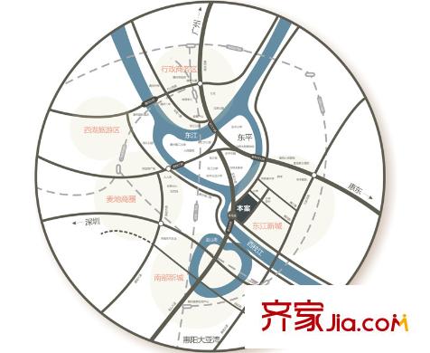 德威朗琴灣區(qū)位圖
