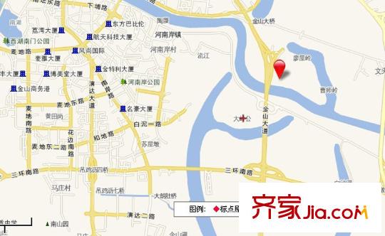 德威朗琴灣交通坐標(biāo)圖