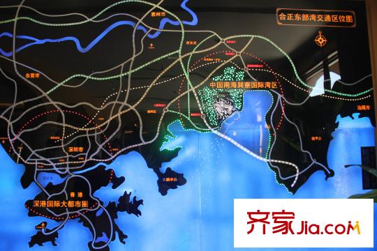 合正東部灣區(qū)位圖