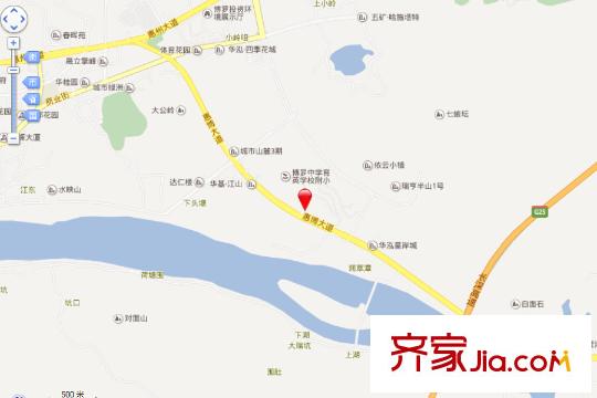 保利山水城交通坐標圖