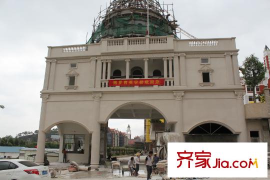 保利山水城博羅育英學(xué)校工程進(jìn)度20150707