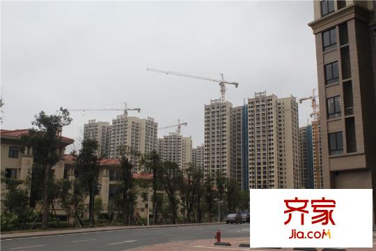 卓越東部蔚藍海岸小區(qū)內(nèi)實景照20150128