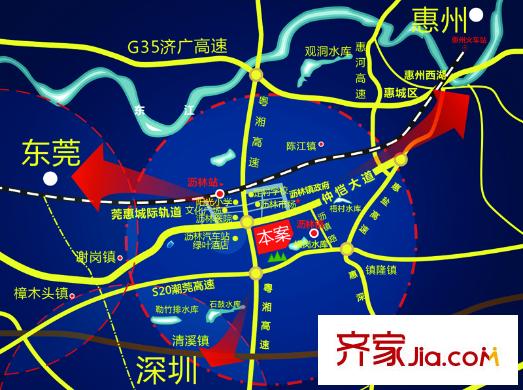 海錦御林苑二期區(qū)位圖