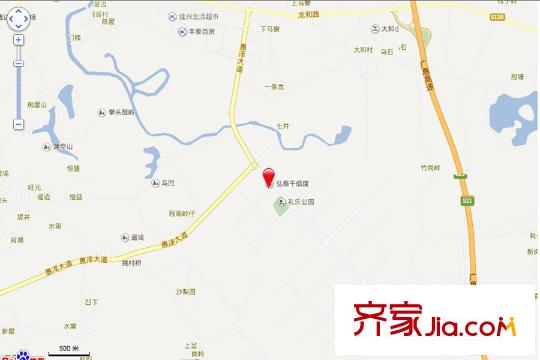 弘泰?映月城交通坐標(biāo)圖