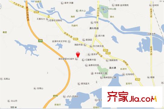 錦繡學(xué)府交通坐標(biāo)圖