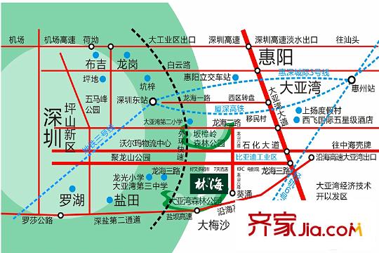 秋谷林海區(qū)位圖