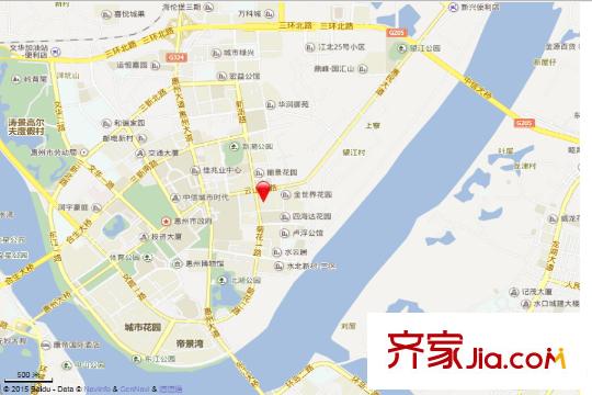 麗日君頤家園交通坐標(biāo)圖
