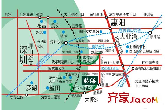 秋谷林海區(qū)位圖