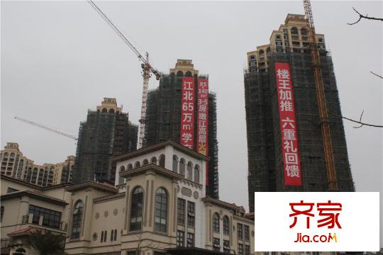 潤城?雙璧灣項(xiàng)目工程實(shí)景照20150304