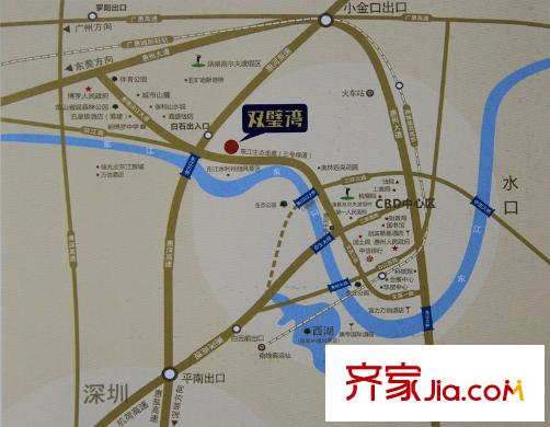 潤城?雙璧灣區(qū)位圖