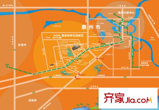 鑫月城交通區(qū)位圖