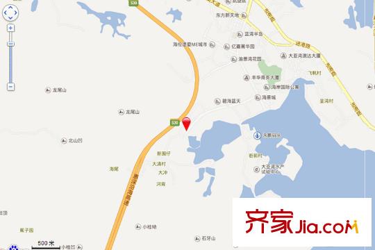 合生濱海城交通坐標(biāo)圖