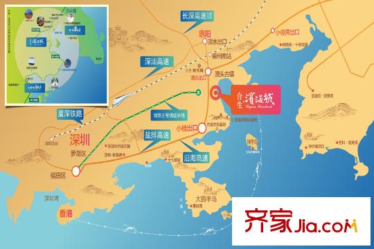 合生濱海城交通區(qū)位圖