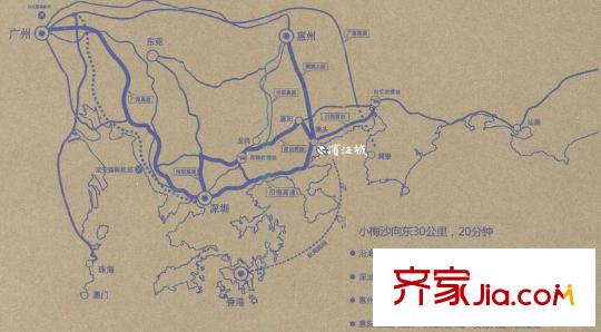 合生濱海城交通圖