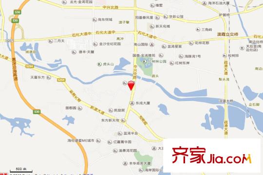 泰達(dá)紅樹(shù)灣交通坐標(biāo)圖