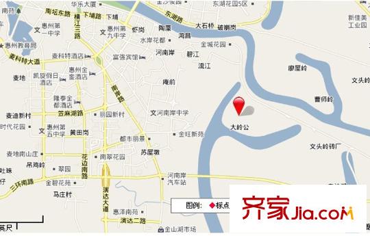 方直瓏湖灣別墅交通圖
