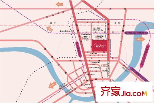 泰宇?城市中央交通區(qū)位圖