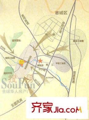 格林童話世界別墅交通圖