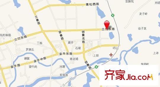 龍光城別墅交通圖區(qū)位圖