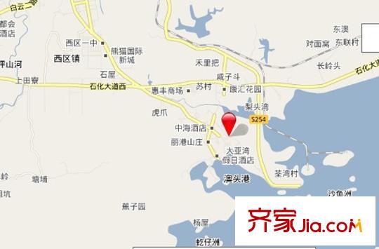 皇庭波西塔諾別墅交通圖