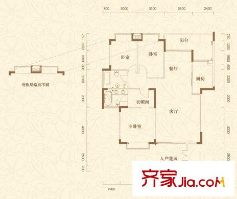 惠州润园别墅户型图-齐家网小区库