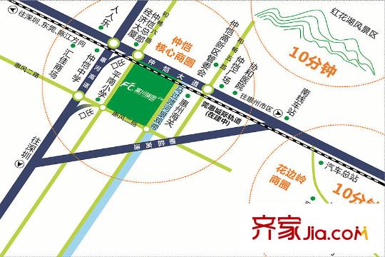 富川瑞園區(qū)位圖