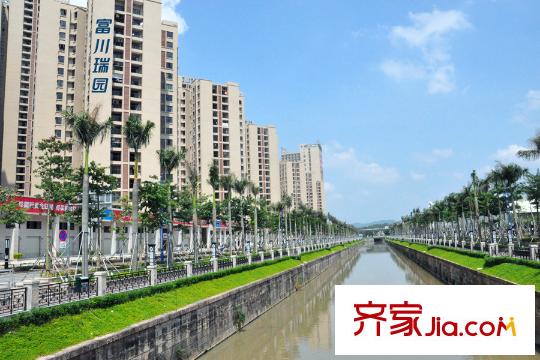 富川瑞園項(xiàng)目周邊的馬過(guò)渡河20150708