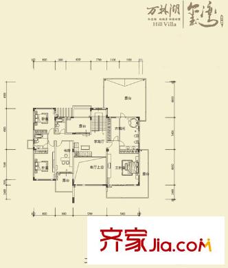 萬林湖 4室 戶型圖