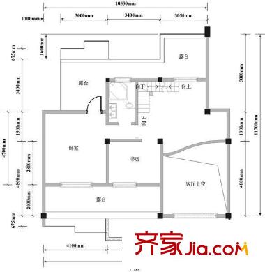 東湖花園五區(qū) 2室 戶型圖