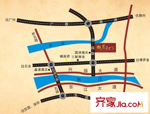 名澤天下區(qū)位圖