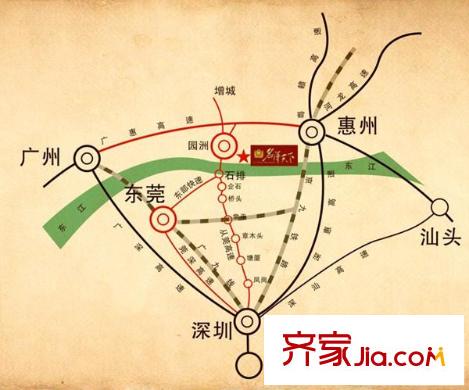 名澤天下區(qū)位圖
